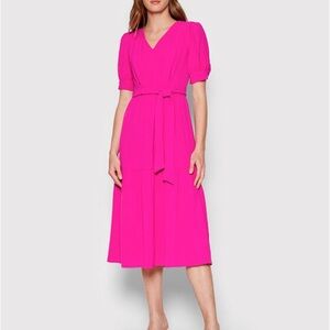 DKNY Midi dress “raspberry” NWT